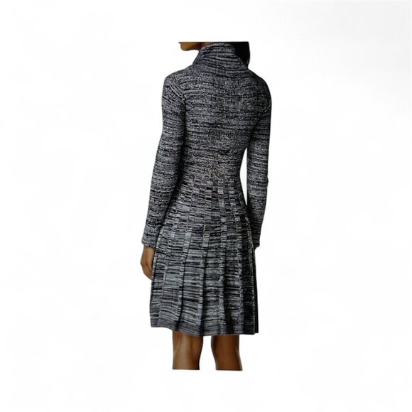Calvin Klein Sweater Dress (Color: Black/White - Size: Large) - Picture 7 of 7